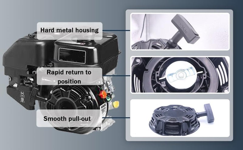 TKCBCD Store Pull Start Assembly Compatible with Kohler 3000 Series Engine SH265 SH270 SH255 196cc KH-18-165-05-S Recoil Starter 1816505-S - Image 4